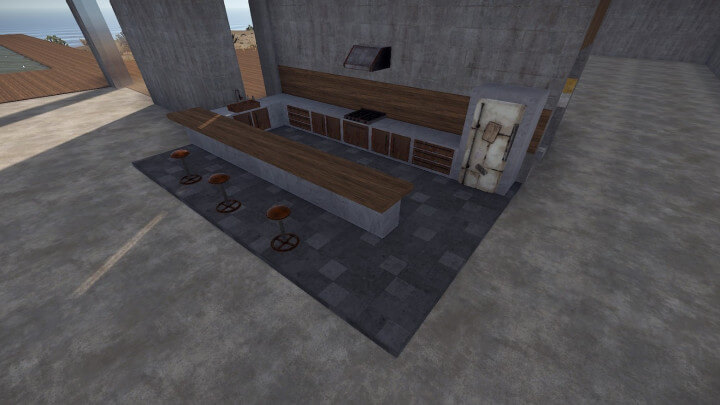 Rust Modern House With Pool | Place For Building Prefabs