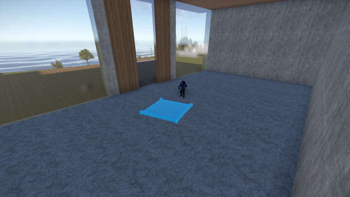 Rust Modern House With Pool | Place For Building Prefabs