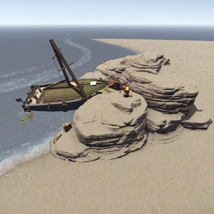 Wrecks Prefab Pack Sunken boats 2 Rust Wrecks Prefab Pack Sunken boats Prefabs