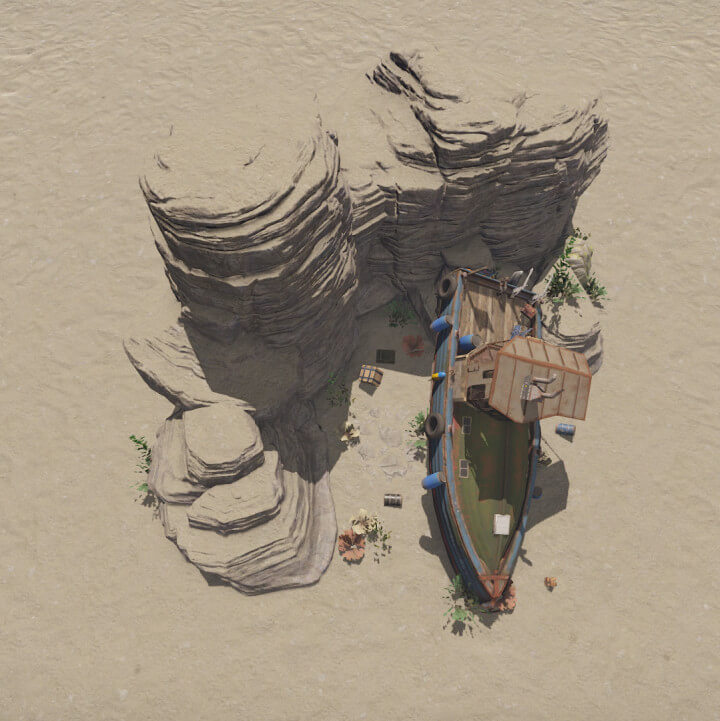 Wrecks Prefab Pack Sunken boats 7 Rust Wrecks Prefab Pack Sunken boats Prefabs