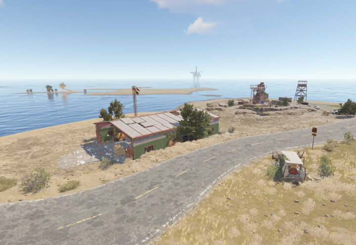Rust One Grid Paradise 1500 | Custom Small Map by SlayersRust All Products