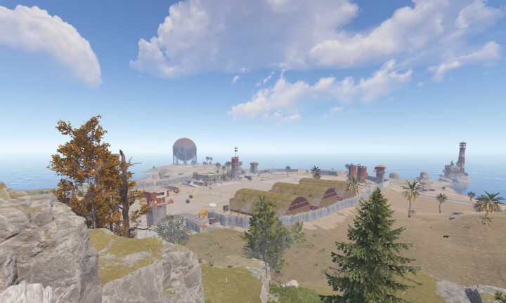Rust One Grid Paradise 1500 | Custom Small Map by SlayersRust All Products