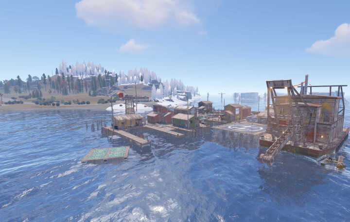 Rust One Grid Paradise 1500 | Custom Small Map by SlayersRust All Products