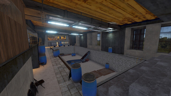 Rust Site Z - Gymnasium Prefabs