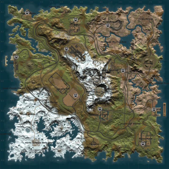 Rust Bundle of 4 maps 2500 size 2 All Products