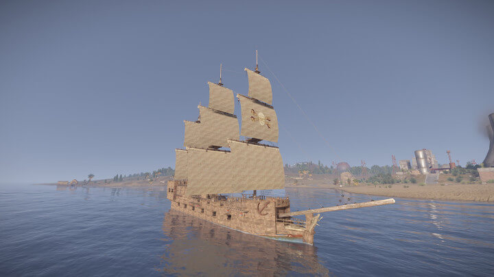 Rust Pirate Ship Prefabs
