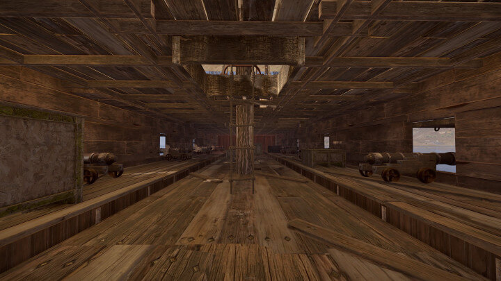 Rust Pirate Ship Prefabs