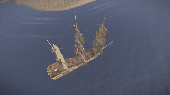 Rust Pirate Ship Prefabs