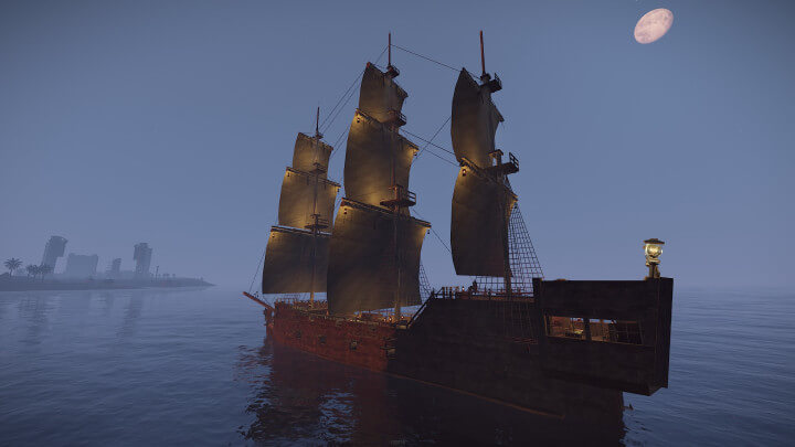 Rust Pirate Ship Prefabs