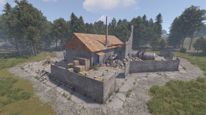 Rust Bundle of 10 Custom Places to build a base Prefabs