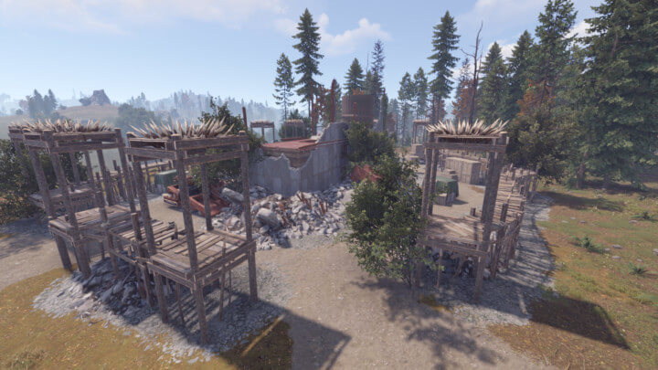 Rust Bundle of 10 Custom Places to build a base Prefabs