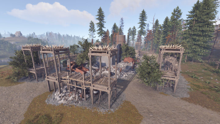 Rust Bundle of 10 Custom Places to build a base Prefabs