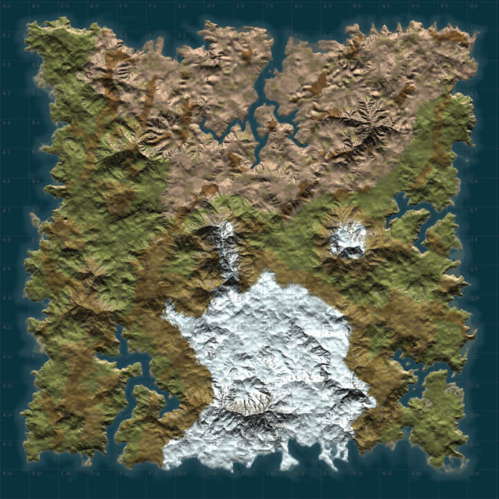 Rust DIY MAP BUNDLE 2 | Landscapes + 25 custom monuments + 27 custom places to build a base + Finished MAP All Products