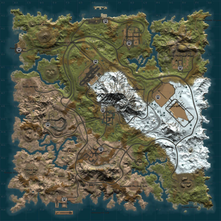 Rust Bundle of 4 maps 2500 size 2 All Products