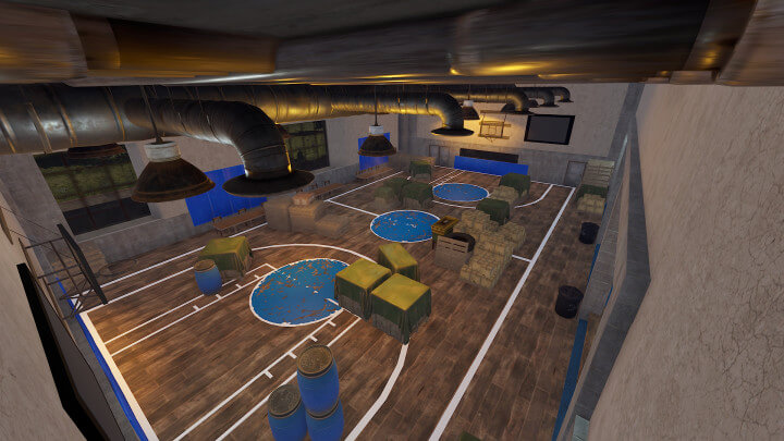 Rust Site Z - Gymnasium Prefabs