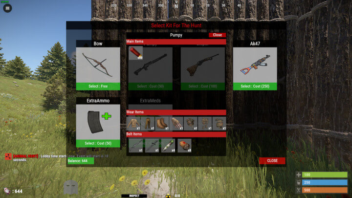 Rust Animal Hunt Event Prefabs