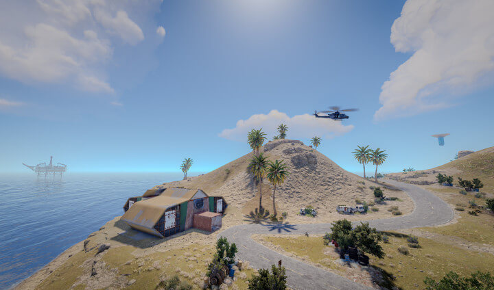Rust One Grid Oasis 1000K | Custom Small Map by SlayersRust All Products