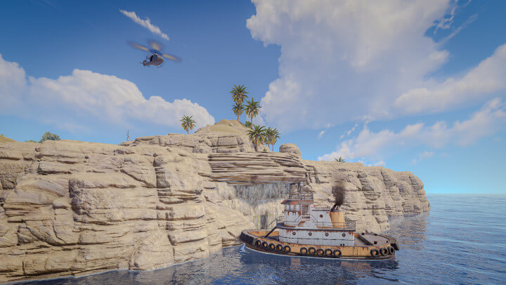 Rust One Grid Oasis 1000K | Custom Small Map by SlayersRust All Products