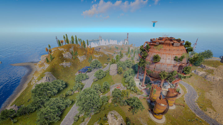 Rust One Grid Oasis 1000K | Custom Small Map by SlayersRust All Products