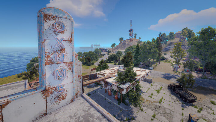 Rust One Grid Oasis 1000K | Custom Small Map by SlayersRust All Products