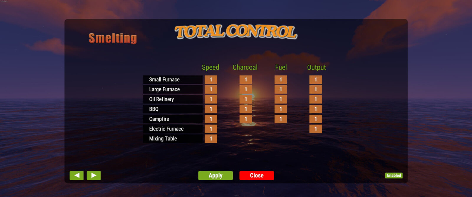 Total control lone design