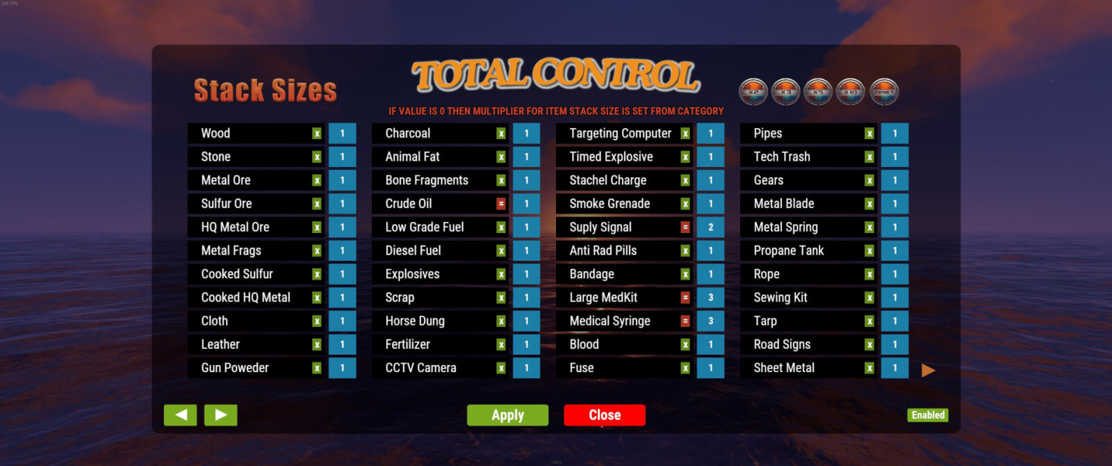 Total control lone design