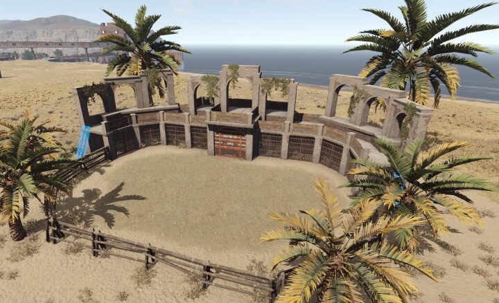 Rust Melee Fighting Arena Prefabs