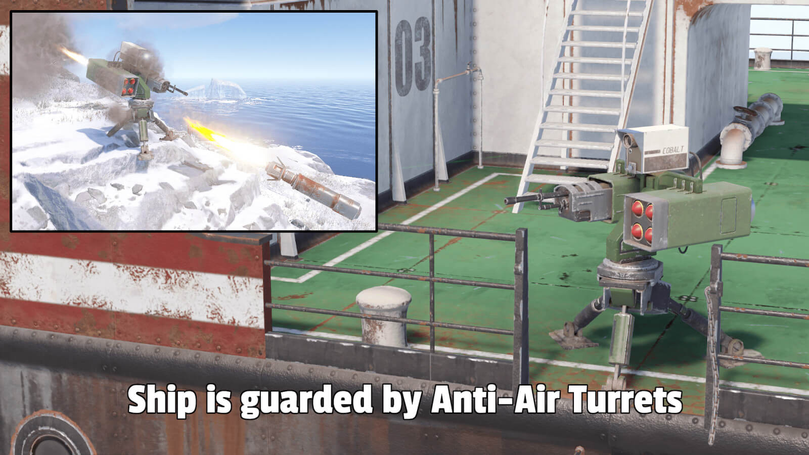 Flying Cargo Ship Event - Lone Design