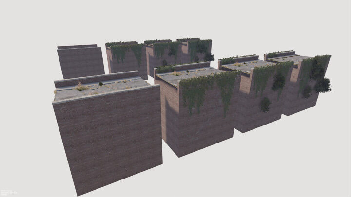 Rust Arched Bridge Pack Prefabs