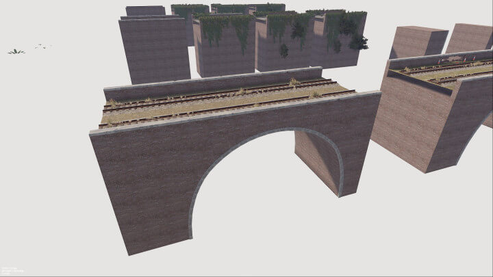 Rust Arched Bridge Pack Prefabs