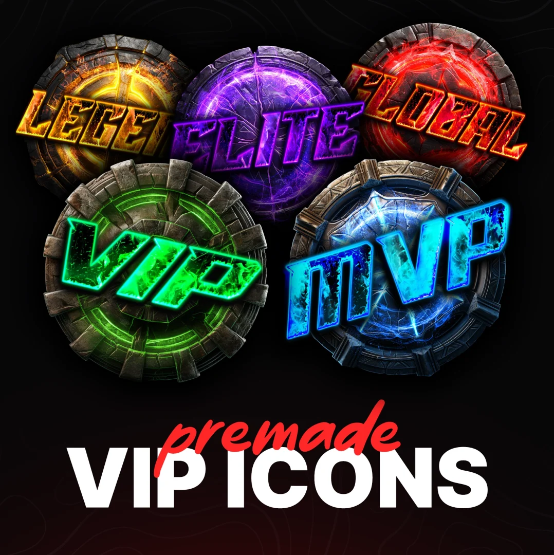 VIP Icons - Premade - Lone Design