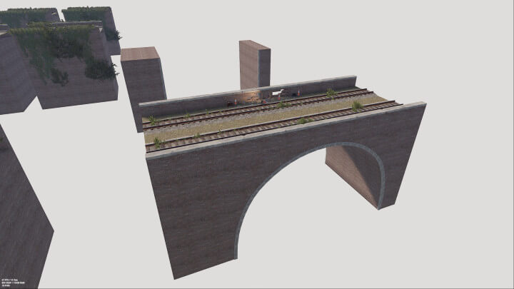 Rust Arched Bridge Pack Prefabs