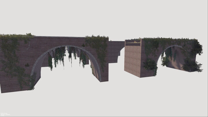 Rust Arched Bridge Pack Prefabs