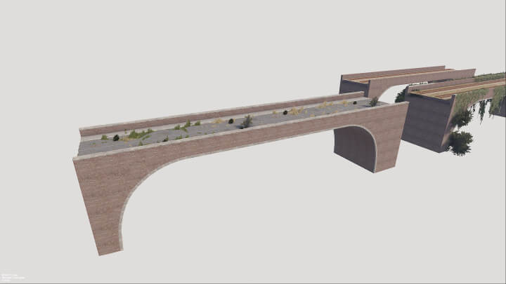 Rust Arched Bridge Pack Prefabs