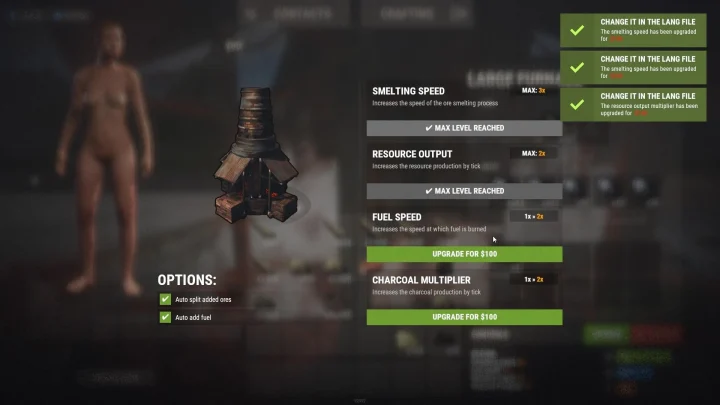 Rust Furnace Upgrades All Products