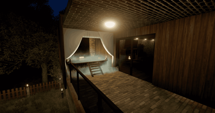 Rust A Modern House With A Garden All Products