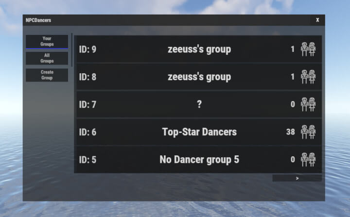 Rust NPC Dancers All Products