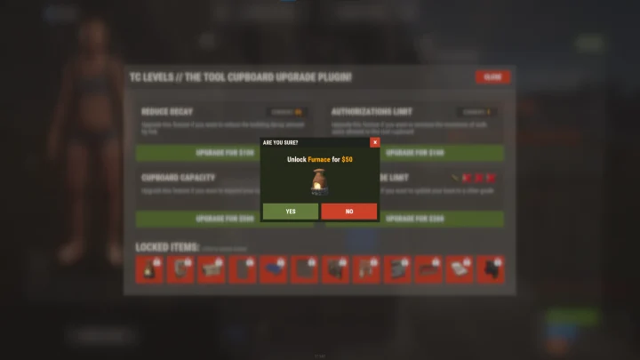 Rust TC Levels All Products