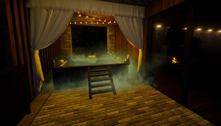 Rust Modern House With A Garden All Products