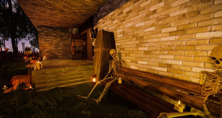 Rust Modern House With A Garden All Products