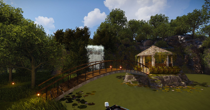 Rust Modern House With A Garden All Products