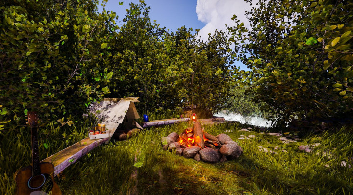 Rust Modern House With A Garden All Products