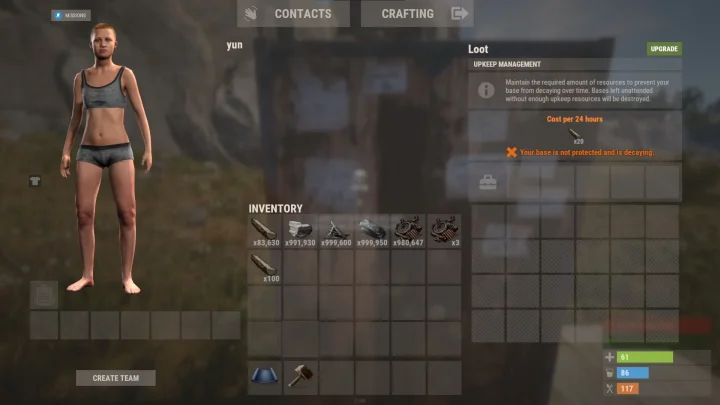 Rust TC Levels All Products