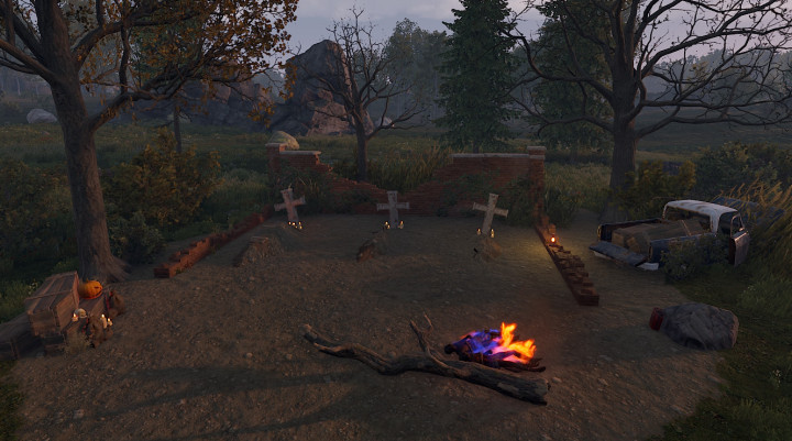 Rust Halloween Inspired Roadside Prefabs 2 Prefabs