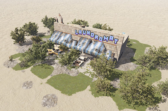Rust LaundroMat Prefabs
