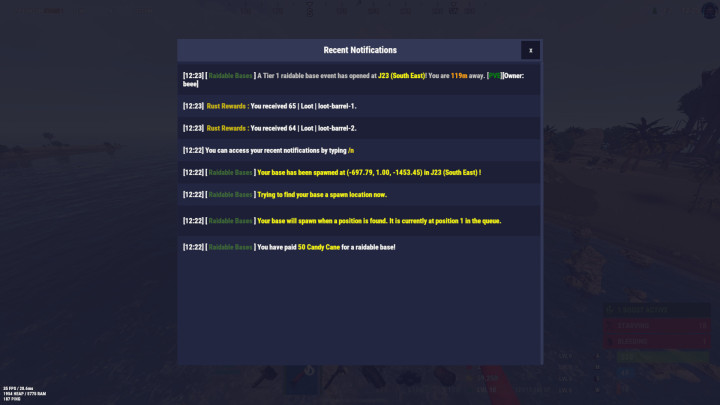 Rust Chat to Notifications All Products