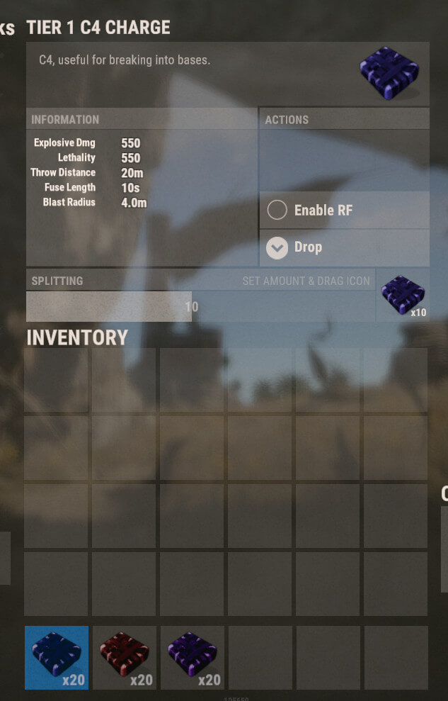 Rust C4 Tiers All Products