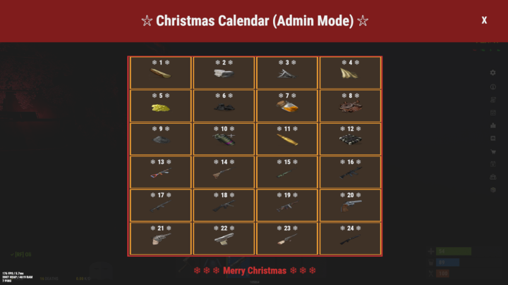 Rust ChristmasCalendar All Products