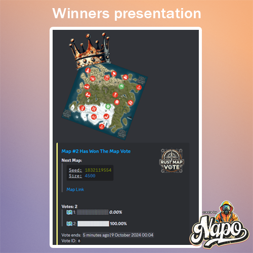 Discord Rust Map Vote 2 Rust Discord Rust Map Vote Prefabs