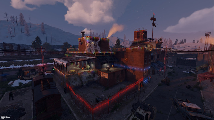 Rust Christmas Combined Outpost, Bandit & Stables Prefabs